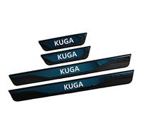 JYMLOV 4pcs Car Door Sill Protector Strips Stainless steel Threshold Protective Film Kick Plate Cover Sticker for Fo-rd Kuga 2013 2014 2015 2016 2017 2018 2019 Car Accessories,Blue