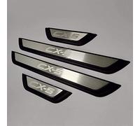 JYMLOV 4pcs Car Door Sill Protector Strips Stainless steel Threshold Protective Film Kick Plate Cover Sticker for Mazda CX 5 CX5 2017-2020 Car Accessories,Silver