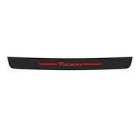 JYMLOV 90CM Car Rear Bumper Protector Strip, for Hyun-dai Tucson, Auto Trunk Door Sill Guard Scratch Carbon Fiber Protection Sticker Styling Accessories,Red