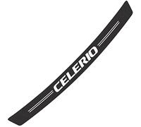 JYMLOV 90cm Car Rear Bumper Protectors for Suz-uki Celerio Trunk Door Sill Carbon Fiber Anti-Scratch Protective Tailgate Trim Sticker Styling Accessories,Black