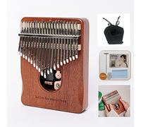 JYmusic Retro Kalimba Thumb Piano Music Box Mother's Day Children's Day Valentine's Day Christmas Birthday Gift (21 Keys Sabili wood Water Drops shape, Movement Tune： Castle in the Sky)