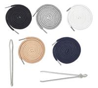 JYNARIX 5 PCS Drawstring Cord, Replacement Drawstring Cord for Pants, Hoodie Strings Replacement, 130 cm Universal Cord for Hoodies/Sweatpants/Sweaters/Jogging Bottoms
