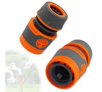 JYNVO 2 Pieces Quick Coupling 1/2" (13 mm) Gardena Compatible - Fittings for Irrigation Systems, Instant Change Garden Hose