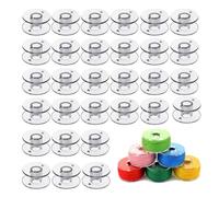 JYNVO 30 Pcs Sewing Machine Spools Transparent Plastic Spools Spools Sewing Machine Spools Sewing Machine Accessories for Sewing Machine Spools