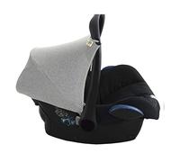 JYOKO Kids Canopy Hood Compatible with Maxi COSI Cabriofix Stone Grey