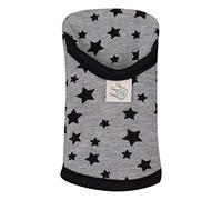 JYOKO Kids Cotton Crotch Harness Protector for car seat and Stroller Compatible with MaxiCosi, from 0 to 3 Years Old (Black Star)