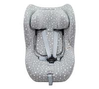 JYOKO KIDS Cover for Cybex Sirona M2 iSize (WHITE STAR) | Breathable Organic Cotton