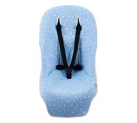 JYOKO Kids Universal Cotton 100% pram Liner for Stroller Compatible with Bugaboo Buffalo and Bugaboo Fox (Blue Sparkles)