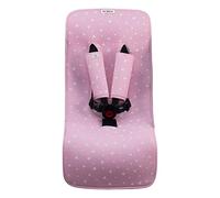JYOKO Kids Universal Luxury Foam Cover for Stroller and Children's Pushchair + Harness Protector Made of Cotton + Foam + Breathable 3D Fabric (Pink Sparkles)