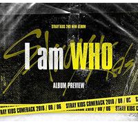JYP Entertainment Stray Kids I Am Who [Random Ver.] (2nd Mini Album) CD + PHOTOBOOK + 3 Qr Photocards + On Pack Poster + Folded Poster + FREE GIFT