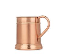 JYPR Large 22 oz, Moscow Mule Copper Mug | Solid Handcrafted 100% Pure Copper Cup - Inside & Out | Keeps Drinks Super Cold | Tankard Beer Stein Mug | Best Gift for Moscow Mule Lovers