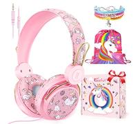 JYPS Kids Headphones, Cute Unicorn Childrens Headphones Wired