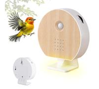 JYQOQH Bird Sound Box, Natural Sound White Noise with Lights & Motion Sensor, Relaxing and Relaxing Music Box, Toilet