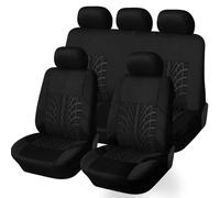 JYRCWTPY Car Seat Covers Full Sets for KIA NIRO/e-NIRO/NIRO Hybrid I SUV 2016 2017 2018 2019-2022, Car Seat Cushion Breathable Front Rear Protectors Covers Interior Accessories,Black/A