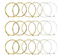 JYsun Acoustic Guitar Strings 3 Full Sets with Stainless Steel Core Phosphorus Bronze Wound Nickel-plated Bead Head Including E-1st B-2nd G-3rd D-4th A-5th E-6th