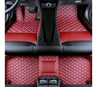 jyszq Car Leather Floor Mats for Audi A1 COUPE 2door 2010-2018, Custom Floor Liner Pads Front Rear Row Waterproof Protection Accessories (RHD),E