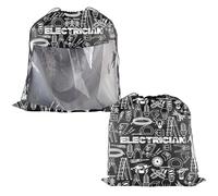 JYTAPP Electrician Drawstring Bag Lineman Powerline Technician Gift Travel Drawstring Storage Pouch Electrician Tools Bag (beige)