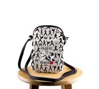 JYTAPP Karate Martial Arts Gifts Bag A Black Belt Is a White Belt Who Never Quit Karateka Gift Crossbody Bag Taekwondo Gift, Beige, One Size, Crossbody Bag