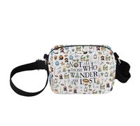 JYTAPP Lord Movie Rings Movie Lover Gifts Crossbody Bag Movie Fans Stuff Gifts, Beige, S