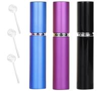 JYTDBCS 10ML Perfume Atomiser Spray Bottle,perfume atomiser,mini perfume refill bottles，travel perfume atomiser refillable,3 Pieces Refillable Travel Size Perfume Bottles in Pocket & Handbag