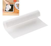 JYTDBCS 2 Pcs Sushi Rolling Mat，Sushi Rolling Mats，Sushi Making Mat，Rolling Mat Sushi Making Tool Reusable Plastic Sushi Roller for Beginners and Sushi DIY Lovers Sushi Paper