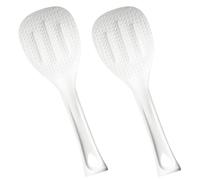 JYTDBCS 2-Piece Silicone Cooking Rice Spoon, Non-Stick, Heat Resistant, Dishwasher Safe for Rice Cookers, Mashed Potatoes