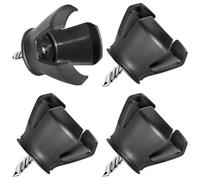 JYTDBCS 3-Prong Golf Ball Retriever Grabber for Golf Putter Grip Portable Pick-up Claw Plastic Picker Upper Suction Cup Grip Sucker Tool Back Saver 4 Pack golf Ball Retriever For Putter