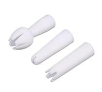 JYTDBCS 3Pcs White Set Whip Cream Dispenser Head Whipped Nozzle Mounting Mouth Base Tips Dinning Bar Whip Cream Special Head Cream Chargers and Whippers Kitchen Utensils and Gadgets