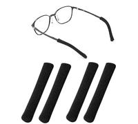 JYTDBCS 4pcs Eyeglass Ear Cushions, Soft Knitted Cotton Anti Slip Temple Pads Eyeglass Temple Tips Eyeglass Pads Behind The Ear Eyewear Retainer Glasses Arm Sleeve for Sunglasses Glasses