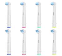 JYTDBCS 8pcs Interspace Toothbrush Heads, Compatible Electric Toothbrushes for Cleaning Crevices, Toothbrush Interspace Head，Bridges and Implants.
