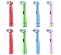 JYTDBCS 8pcs Kids Replacement Heads Compatible with Braun Oral B Kids Electric Toothbrush, Kids Replacement Toothbrush Heads, Ultra Soft Bristles, Ideal for Kids.