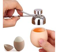 JYTDBCS Egg Topper Stainless Steel Shell Opener Cutter Handheld Egg Cracker Tool Eggs Separator Cracker for Raw or Soft Hard Boiled Egg Kitchen Gadgets Boiled Egg Cutter Egg Topper for Boiled Eggs