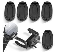JYTDBCS Foldable Plastic Golf Ball Pick Up Retriever Grabber Claw Suction Cup Sucker Accessories Golf Ball Picker Upper for Putter Grip Back Saver Tool for Golfer 6 Pack