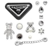 JYTDBCS Original Accessories Rhinestone Clasp Violent Bear diy accessories Decorative shoe flowers croc charms