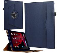 JYtrend Case for iPad 9th 8th 7th Generation, 360 Rotating Smart Cover Folio Stand with Pocket Auto Wake Up/Sleep for 2021 2020 2019 iPad 10.2 A2197 A2198 A2199 A2200 A2602 A2603 (Navy Blue)