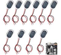 JYUDAUFU 1 Watt 8 Ohm Single Cavity Mini Speaker 10x15mm, DIY Micro Full Range DFplayer Audio Loudspeaker for Arduino DIY Project, Advertising Machine with VHM-314 Decoder Board (10Pcs)