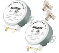 JYUDAUFU 2 Pcs TYJ50-8A7 Synchronous Motor 220V-240V AC 4W 4R/Min Micro 50Hz CW/CCW Microwave Oven Tray Motor, Wear-Resistance Corrosion-Resistance with Microwave Oven Turntable Roller
