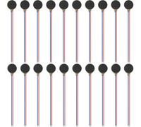 JYUDAUFU 20 Pcs 10 mm × 2.7 mm 1027 Mini Vibration Motor 12000 rpm Coin Button-Type Flat Micro DC Vibrating Motor for Smart Phone, Toy, Robot, Touch Screen, for Test DIY, for Arduino