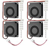 JYUDAUFU 4 Pcs 40×10mm Blower Cooling Fan 4010 DC 24V Dual Ball Bearing Cooler with XH2.54 2-pin Port with M3×20 Screw Nut, 1 to 2 Extension Cord, for 3D Printer/CPU/PC/Robet/DIY