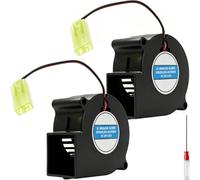 JYUDAUFU Electric Fire Fan Motor SF6028SL DC 24V 0.07A 60x28mm 2PCS | Brushless Centrifugal, CL014 Plug Connection, for Dimplex BBK20, CAS400, CAS600, DNV20, RDY20, TAH20, RTOPW20