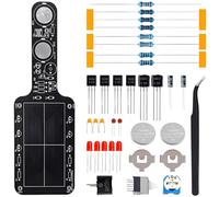 JYUDAUFU Soldering Practice Kit DIY Handheld Metal Detector, HU-074 Non-Contact Metal Detector Sensor Board Module DC 3V-5V LED Light Alarm for Welding Practice and Training for School Learning
