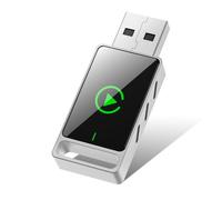 JYUHA 2 in 1 Wireless Carplay Adapter, Convert Wired to Wireless CarPlay for iPhone & Android, Type-C/USB, Mini Stable Wireless Carplay for iOS 10+ and Android 11+& Cars from 2016