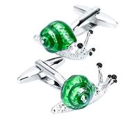 Jyuiipcz Cufflinks for Mens Shirt Cuff Accessories Crystal Animal Enamel Cufflink Fashion Jewelry Design