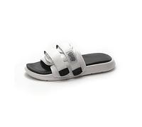 Jyuiipcz Fashion Men's Personality Lightweight Beach Sandals Anti-Slip Indoor Word Slippers Home Sandals Beach Slippers Increase Men for Indoor Home (Color : Black Size : 42 EU) (White 45 M EU)
