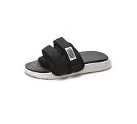 Jyuiipcz Fashion Men's Personality Lightweight Beach Sandals Anti-Slip Indoor Word Slippers Home Sandals Beach Slippers Increase Men for Indoor Home (Color : Black Size : 42 EU) (Black 44 M EU)