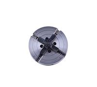 Jyuiipcz Micro Metal Turning Lathe Part Steel 5-Inch/125mm Linkage 4-Jaw Self-Centering Woodworking Lathe Chuck Tool Accessories Thread 1 Inch 8TPI
