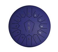 Jyuiipcz Steel Tongue Drum En Alliage D'acier 12inch 13 Sound Tambour ? Main Avec 1 Paire De Maillets + Sac De Rangement Pour Méditation Yoga Et Zen (Color : Stone Green) (Navy Blue)