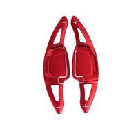 JYUTDW Car Shift Paddle for Audi for (RS3/RS5/RS6/RS7) 2021-2024 for E-tron GT 2022-2024 Car Steering Wheel Paddle Shifter Extension(Red)
