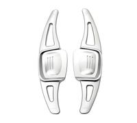 JYUTDW Car Shift Paddle for Tiguan MK2 Golf 7/8 Alltrack MK7/8 T-Cross Passat B8 GTI R-line Car Steering Wheel Paddle Shifter Extension(Silver)
