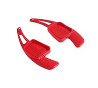 JYUTDW for Audi for A3 A4L A5 A8 S3 S5 SQ5 Q7 R8 TT TTS Car Shifter Paddle Shift Extended Interior Paddle Extender Steering Wheel(Red)